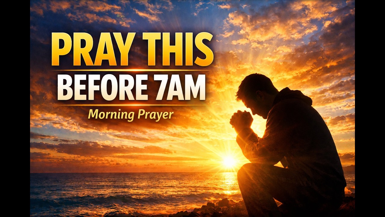 PRAY THIS BEFORE 7AM | Morning Prayer for Protection, Peace & Blessings