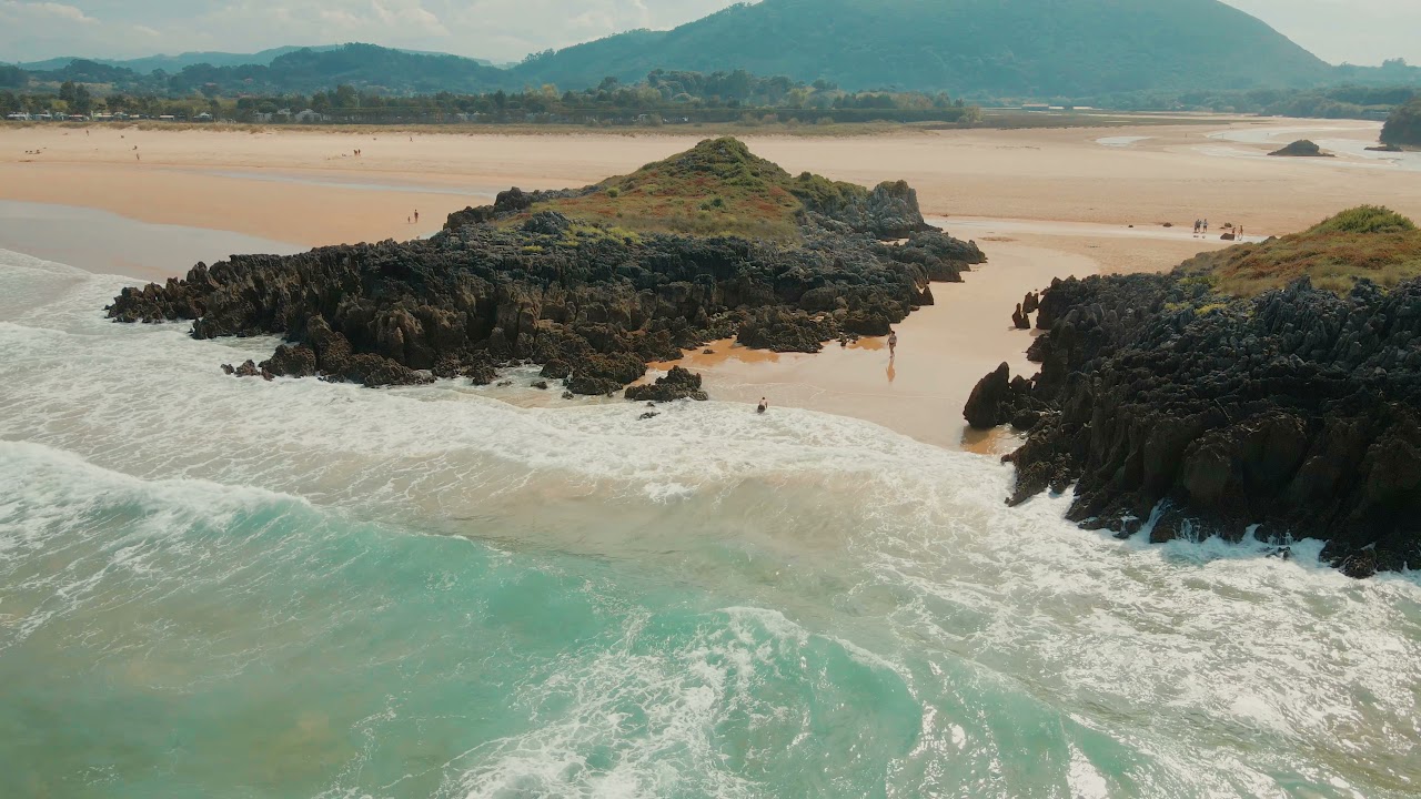 Playa de Noja - vista en dron