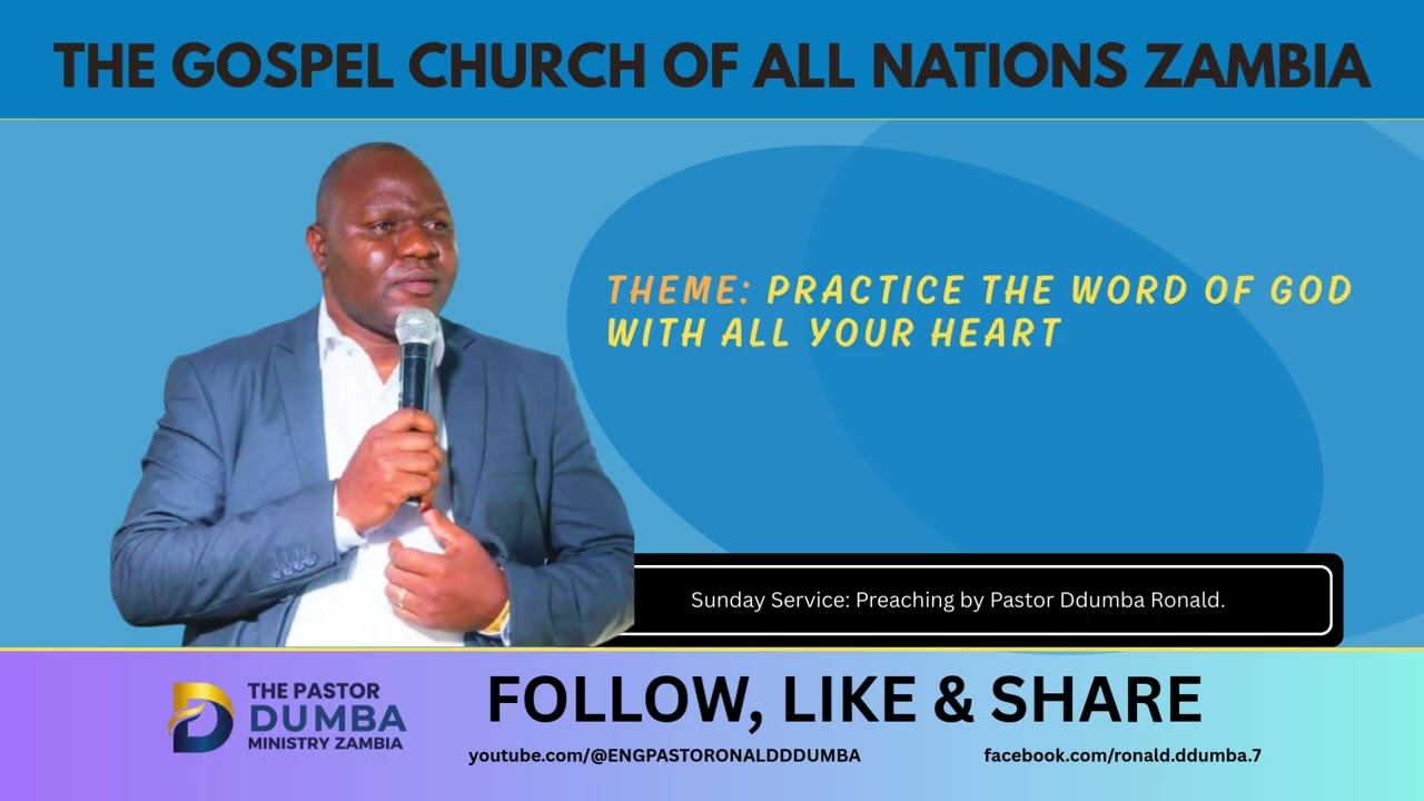 Practicing the Word of God with All Your Heart | Pastor Ddumba Sunday Service