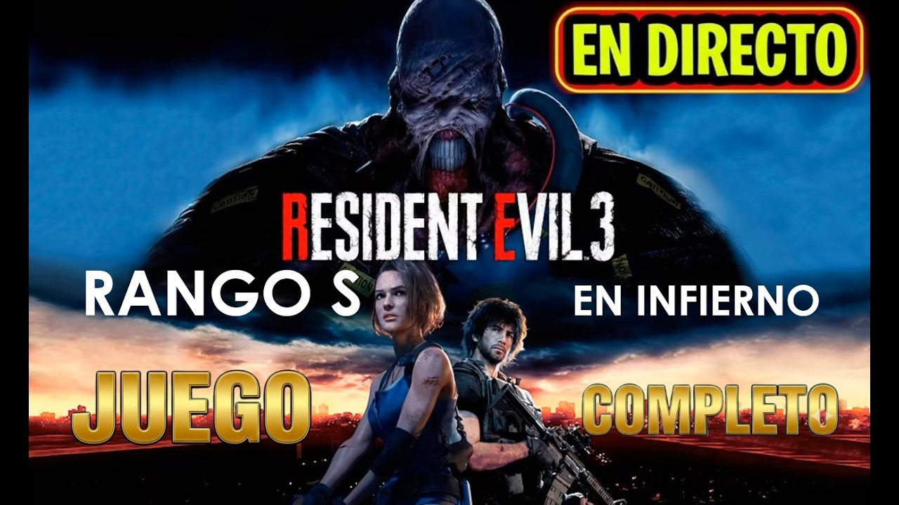 RESIDENT EVIL 3 REMAKE RANGO S JUEGO COMPLETO