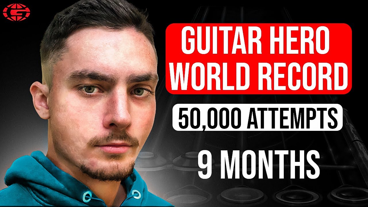50,000 Attempts for Guitar Hero World Record | CarnyJared