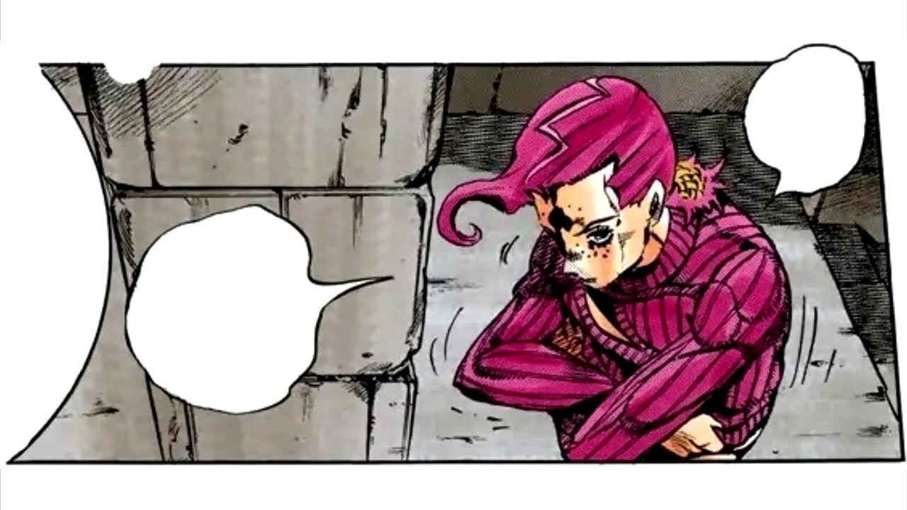 Diavolo vs. Polnareff - manga version with anime audio
