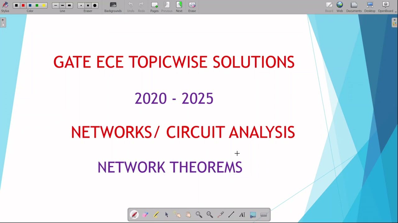 Network Theorems GATE PYQ Solutions தமிழில் | Last five years GATE Solutions