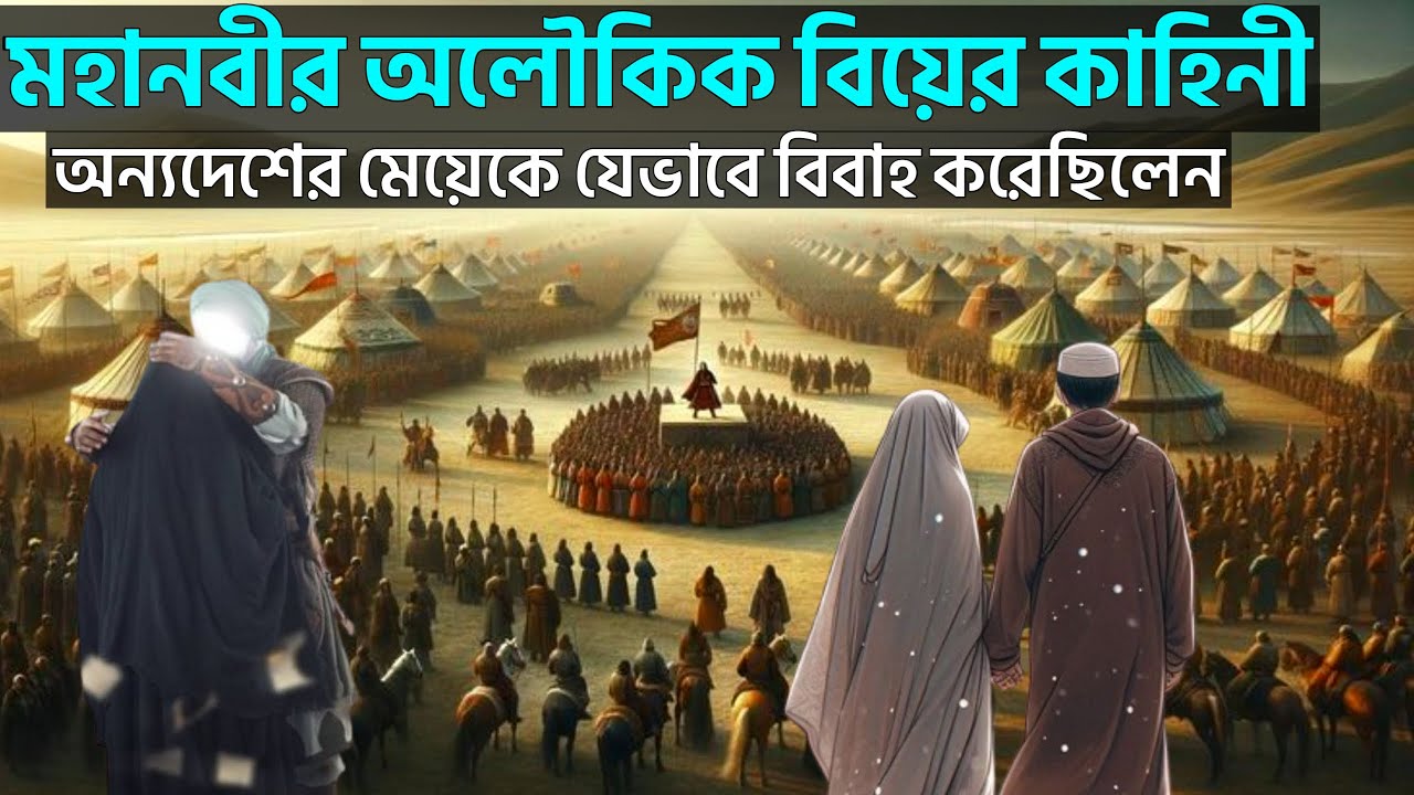 মহানবীর অলৌকিক বিবাহ | অন্য দেশের মেয়ে উম্মে হাবিবা রা: কে যেভাবে বিয়ে করেছিলেন | গণিমত | New Waz