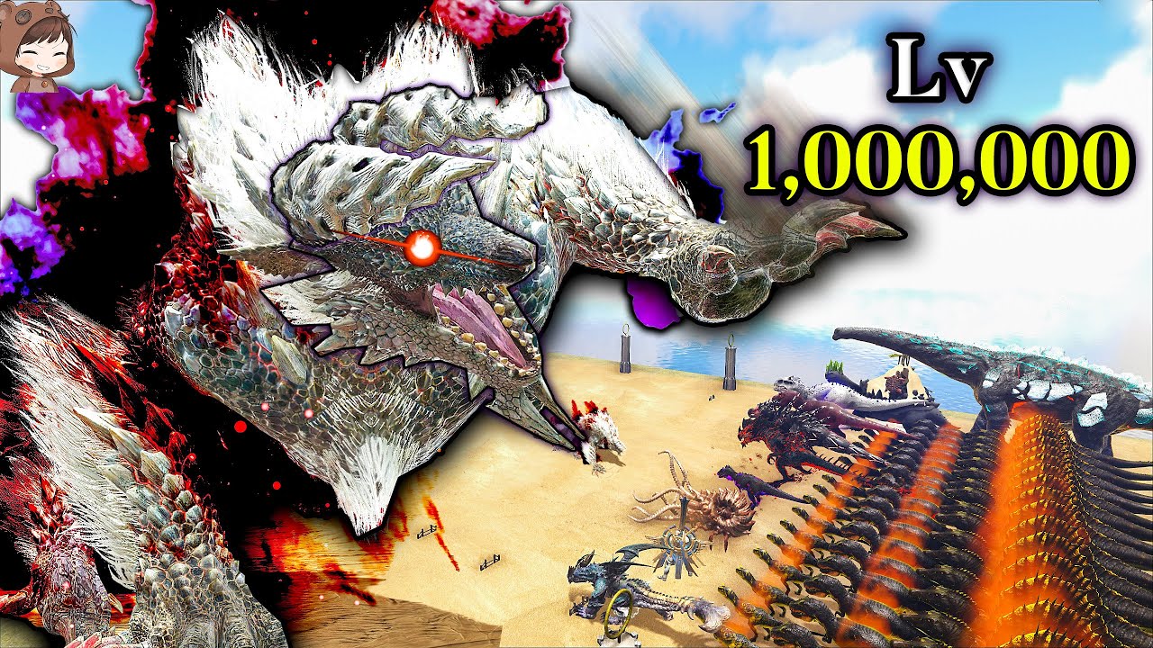 Lv.1M Stygian Zinogre from Monster Hunter VS Modded Dinosaurs | ARK Mod Battle