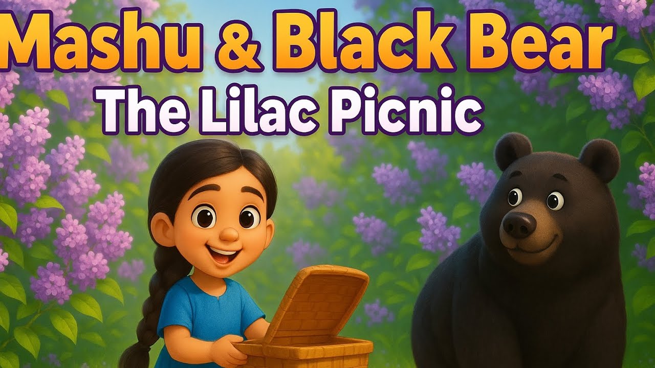 Mashu & Black Bear &ndash; The Lilac Picnic Adventure! New Episode #Masha #cartoon world magic