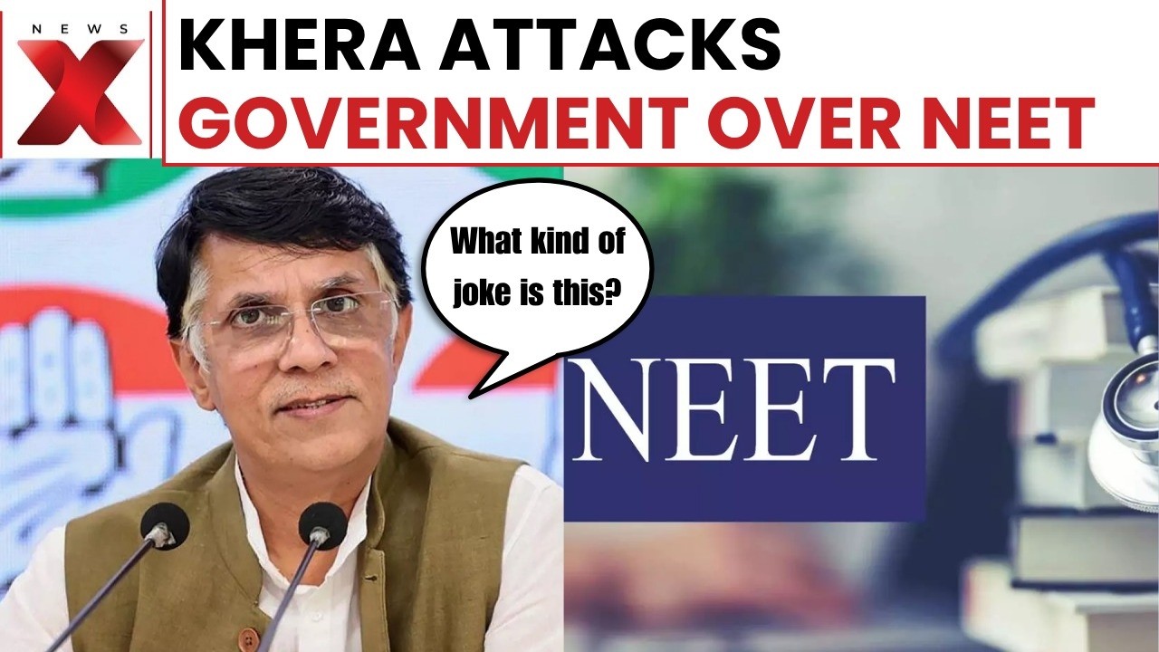 Pawan Khera Slams Government Over NEET Row, Student Anxiety Concerns | NewsX