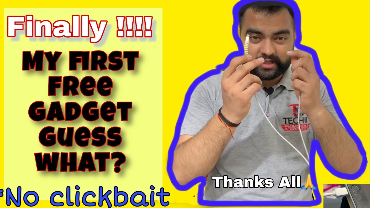 First free gadget for apple iphone , how youtuber get free gadgets