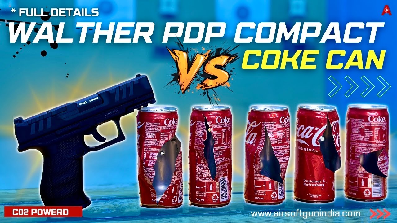 Walther PDP Compact .177 CO₂ BB Air Pistol vs Coke Can 🎯 Shooting Test & Accuracy Review 