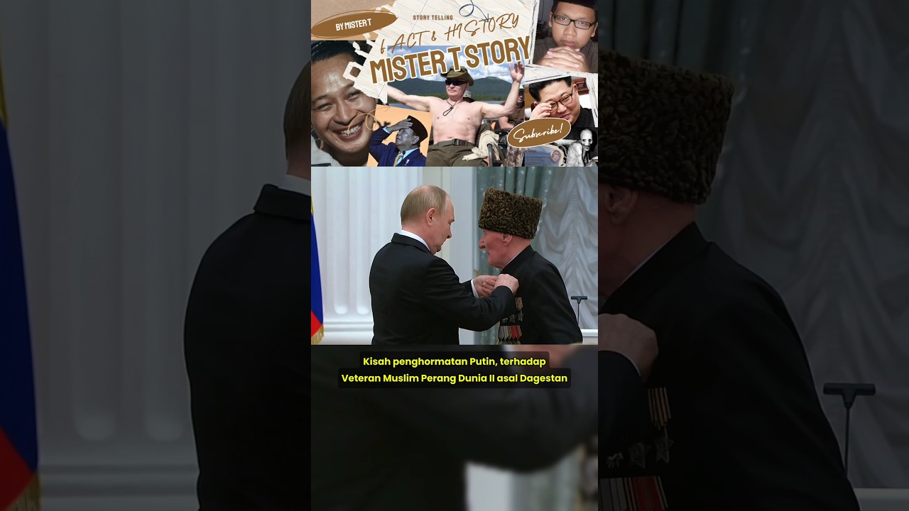 Vladimir Putin anugerahi medali bintang emas kepada Veteran Muslim PD II 