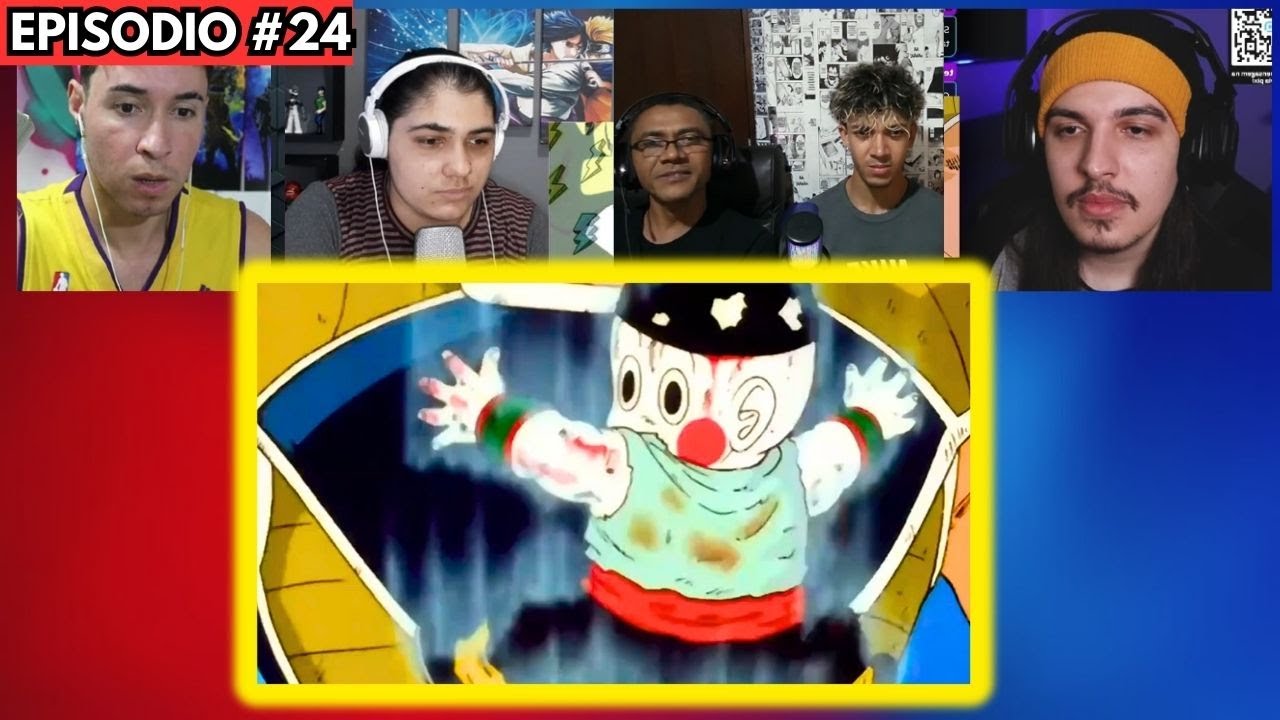 CAOS MORRE!!! 😓 Multi-Reações assistindo pela Primeira vez - Dragon Ball Z EP 24