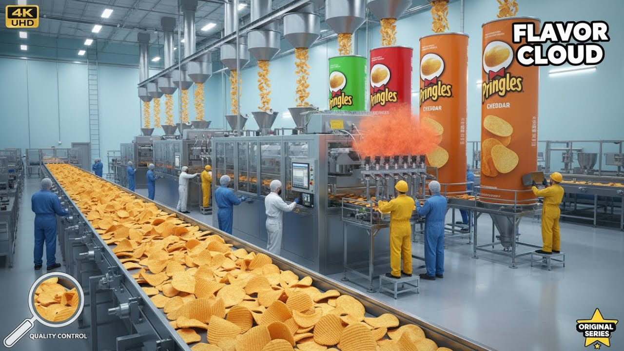 Why Pringles Aren’t Sliced Potatoes – Inside the Pringles Factory
