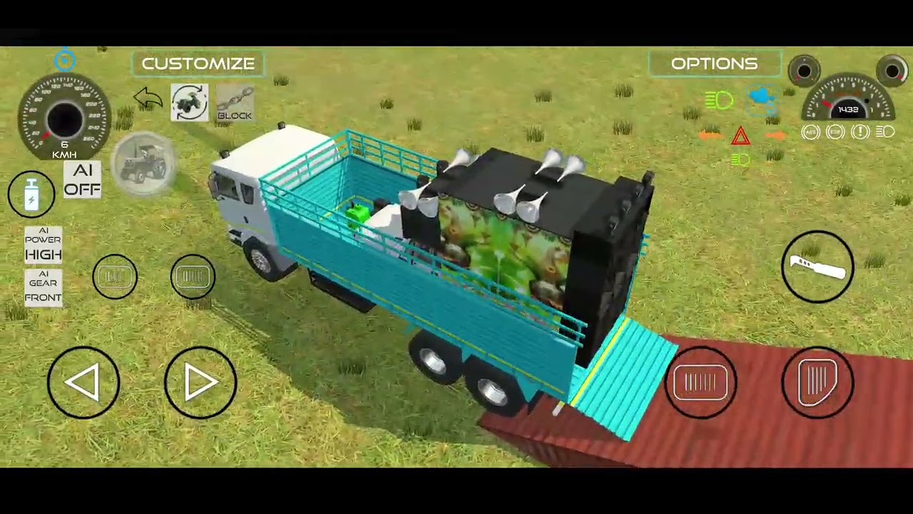 Driving truck or unloading dj car in game 🔥#dumptruck#jcb#truck#gamingvideos 