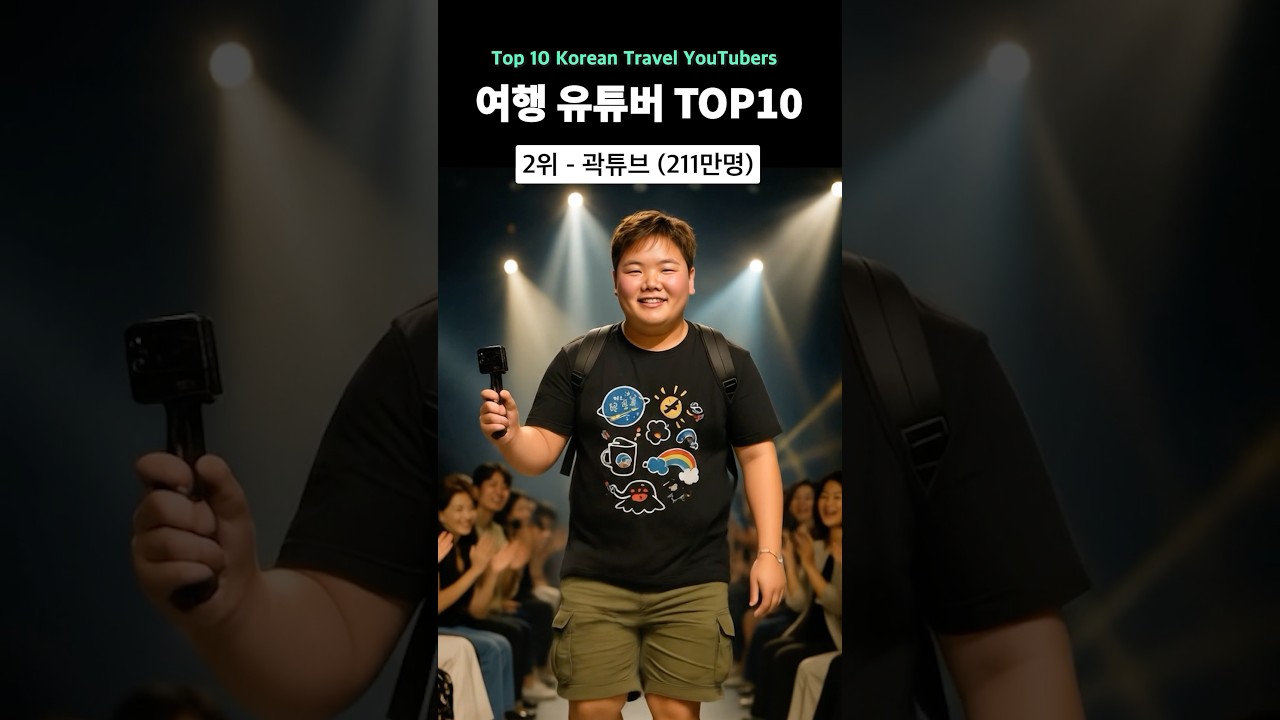 (2025년)여행 유튜버 순위 TOP10