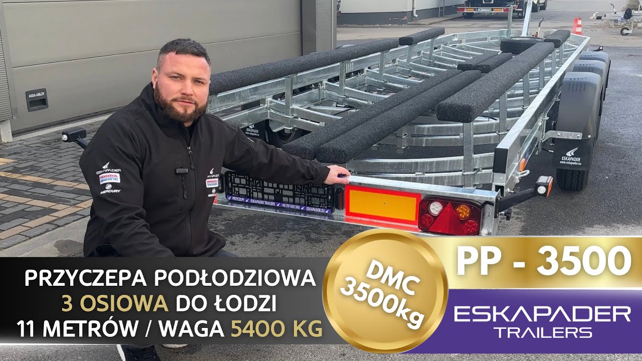 Przyczepa podłodziowa PP - 3500 | Eskapader Trailers