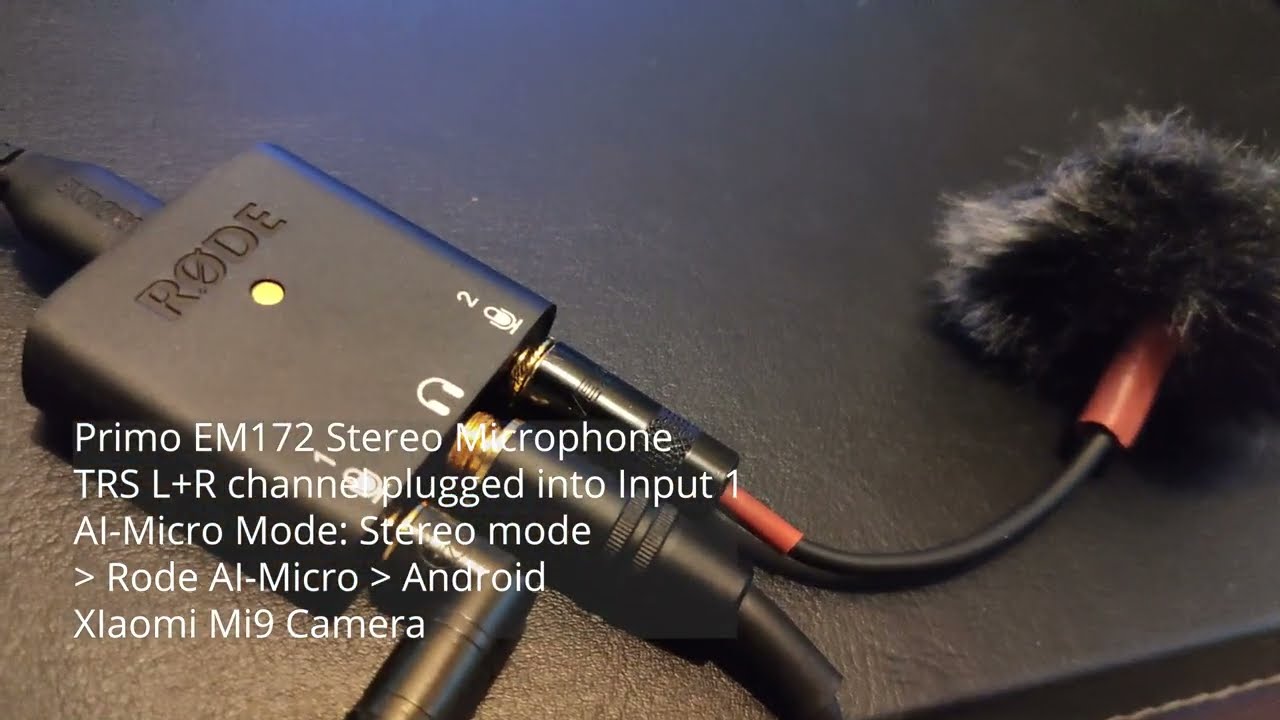 Rode AI-Micro Problems Stereo Input 1