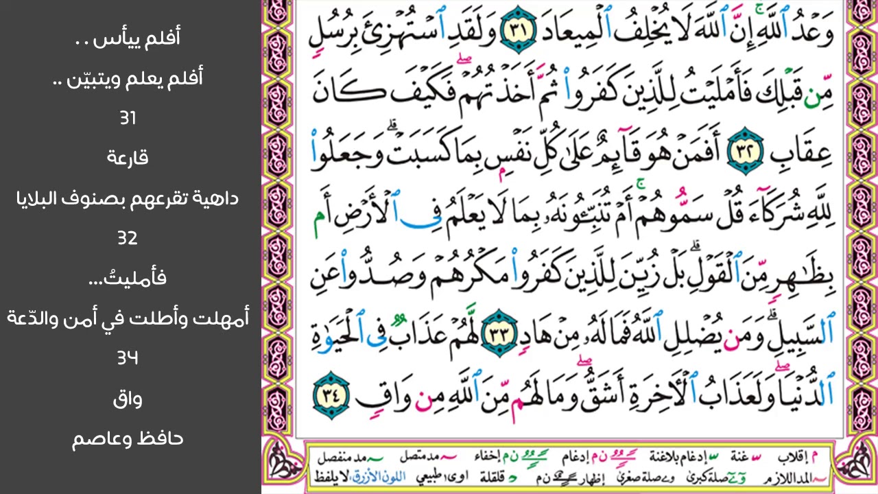 5#. الصفحة 253 - الذين آمنوا وعملوا الصالحات طوبى لهم  -ماهر المعيقلي- مكررة 10 مرات