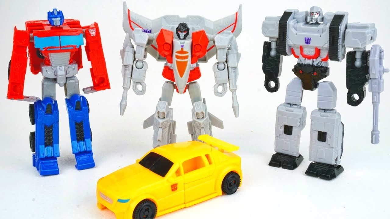 Transformers Bravo Wave 1 Authentics G1 Optimus Prime Megatron Starscream Bumblebee Collection