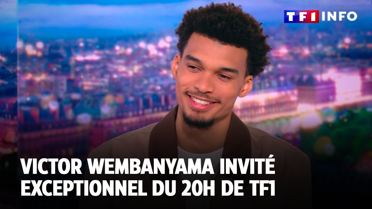 "Marquer l'histoire de mon sport" Interview exceptionnelle de Victor Wembanyama au 20H de TF1