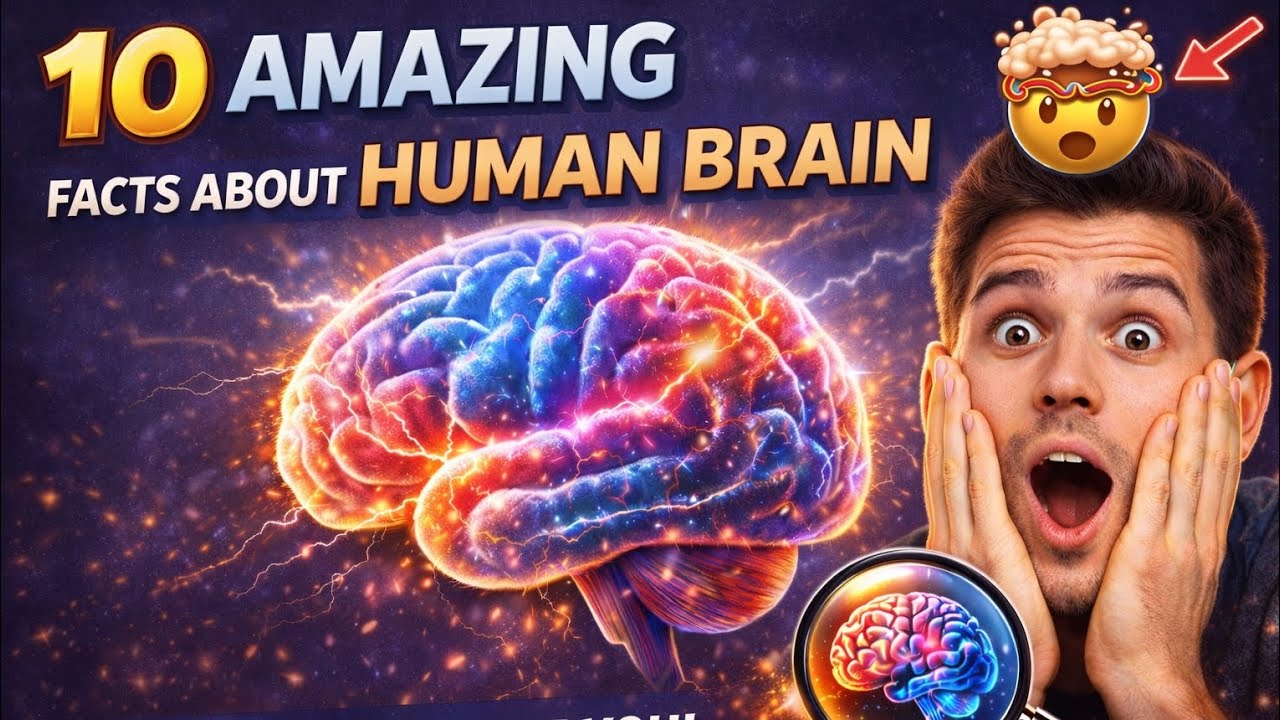 10 amazing facts about your brain which give you shock....🤯