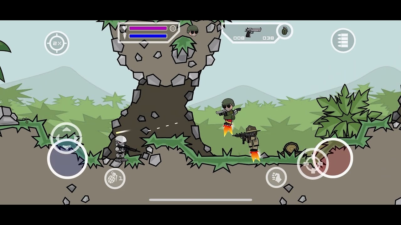 Return of mini militia!! Robot invasion #2