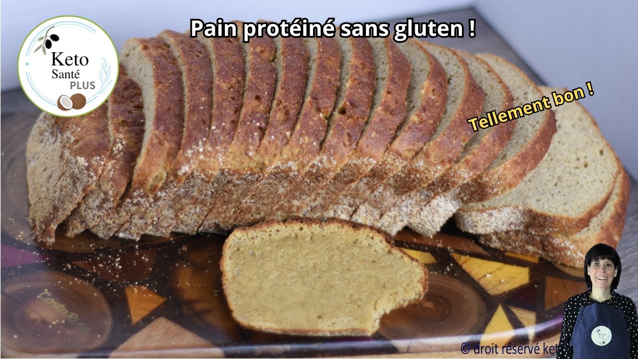 PAIN Cétogène KETO Protéiné SANS GLUTEN / FACILE et vraiment DÉLICIEUX !