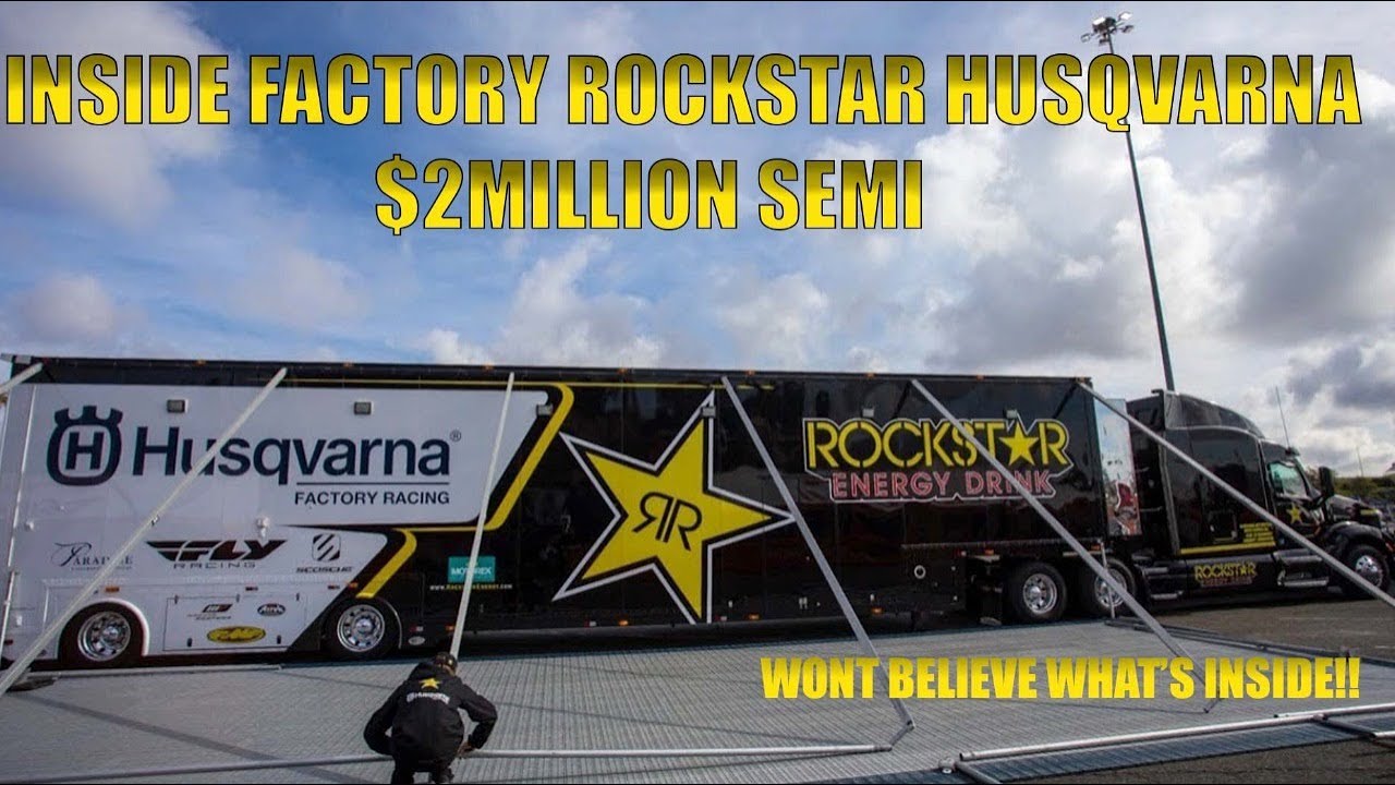 Inside Factory Rockstar Husqvarna $2MILLION SEMI