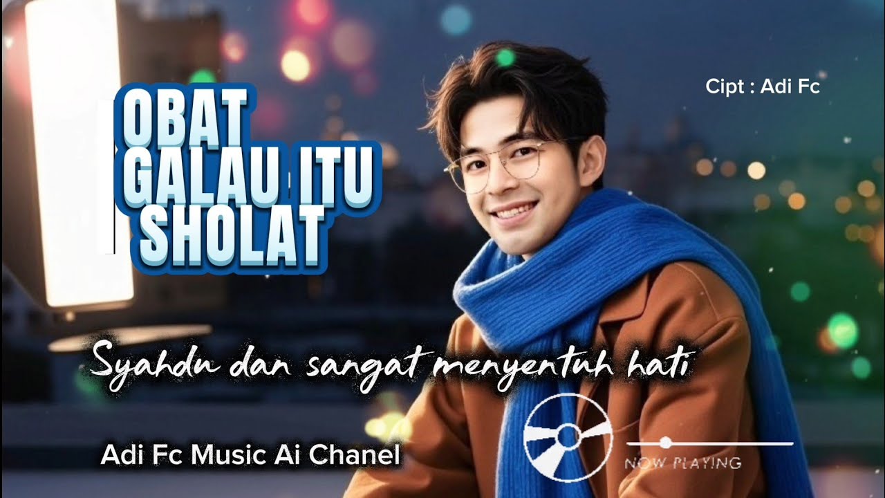 OBAT GALAU ITU SHOLAT,BY ADI FC,LAGU POP MELAYU DANGDUT RELIGI ISLAMI, SYAHDU MENYENTUH HATI 