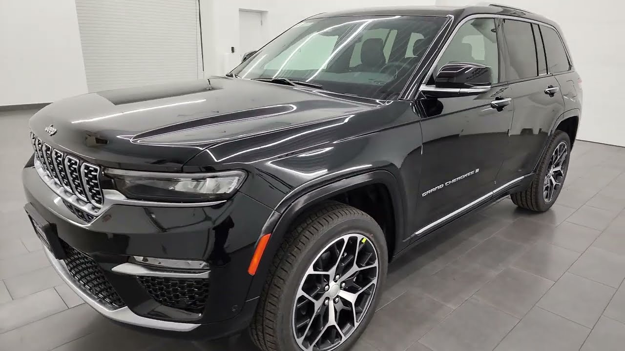 2024 JEEP GRAND CHEROKEE SUMMIT RESERVE 23U DIAMOND BLACK 4K WALKAROUND 24J120 SOLD!