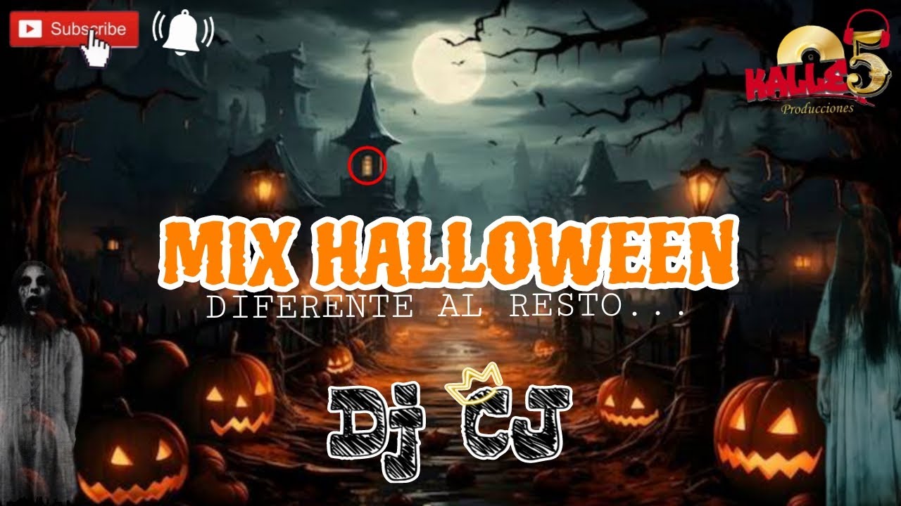MIX HALLOWEEN (ROCK , MERENGUE , SALSA , CUMBIA , REGGAETON OLD ) DJ CJ