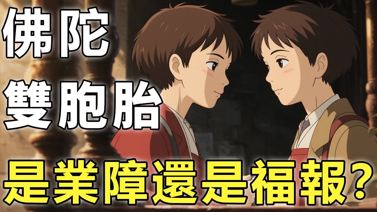 雙胞胎是天賜禮物？佛陀的一句話，令做父母的淚流滿面！【因果|孩子|佛學知識】