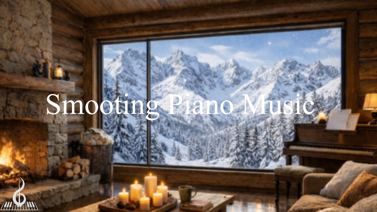 Silent Snowfall ❄️ Beautiful Solo Winter Piano for Deep Relaxation & Peaceful Nights
