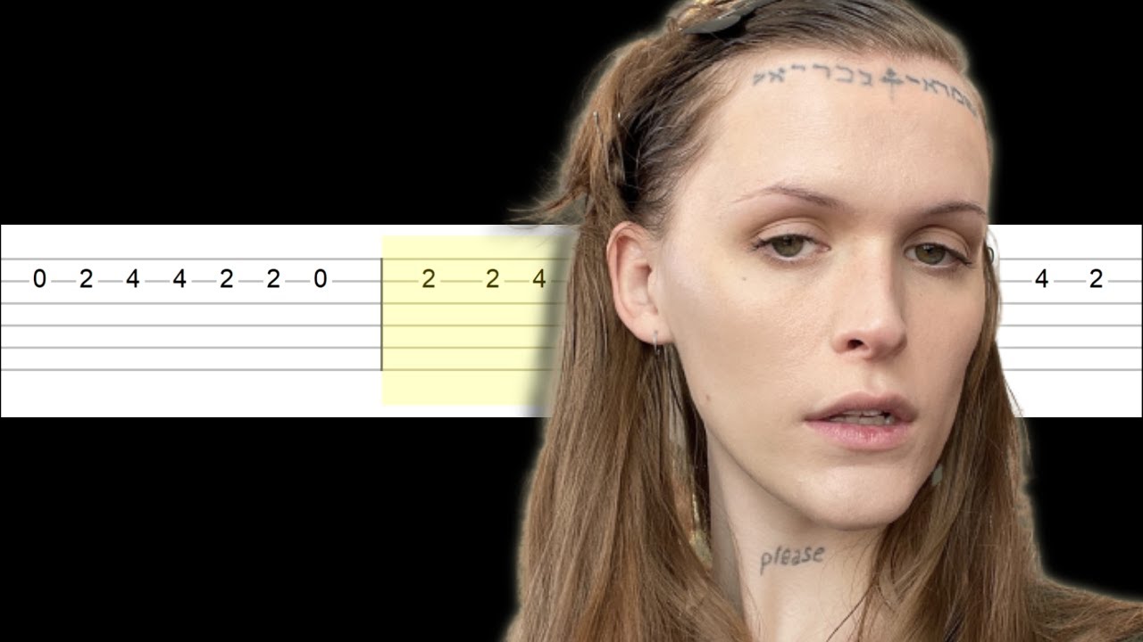 Ethel Cain - Crush (Easy Guitar Tabs Tutorial)