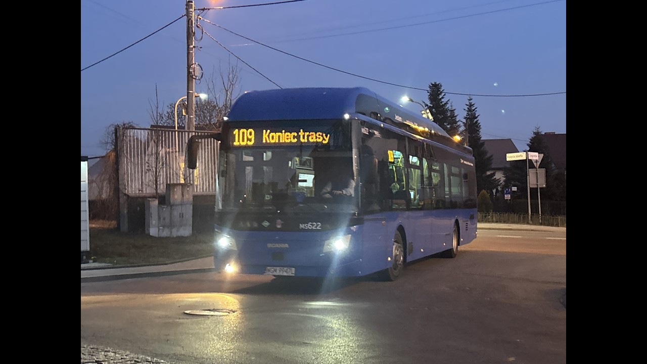Scania N280UB/Castrosua New City 12LF CNG #MS622 Mobilis (o.Kraków) linia 109