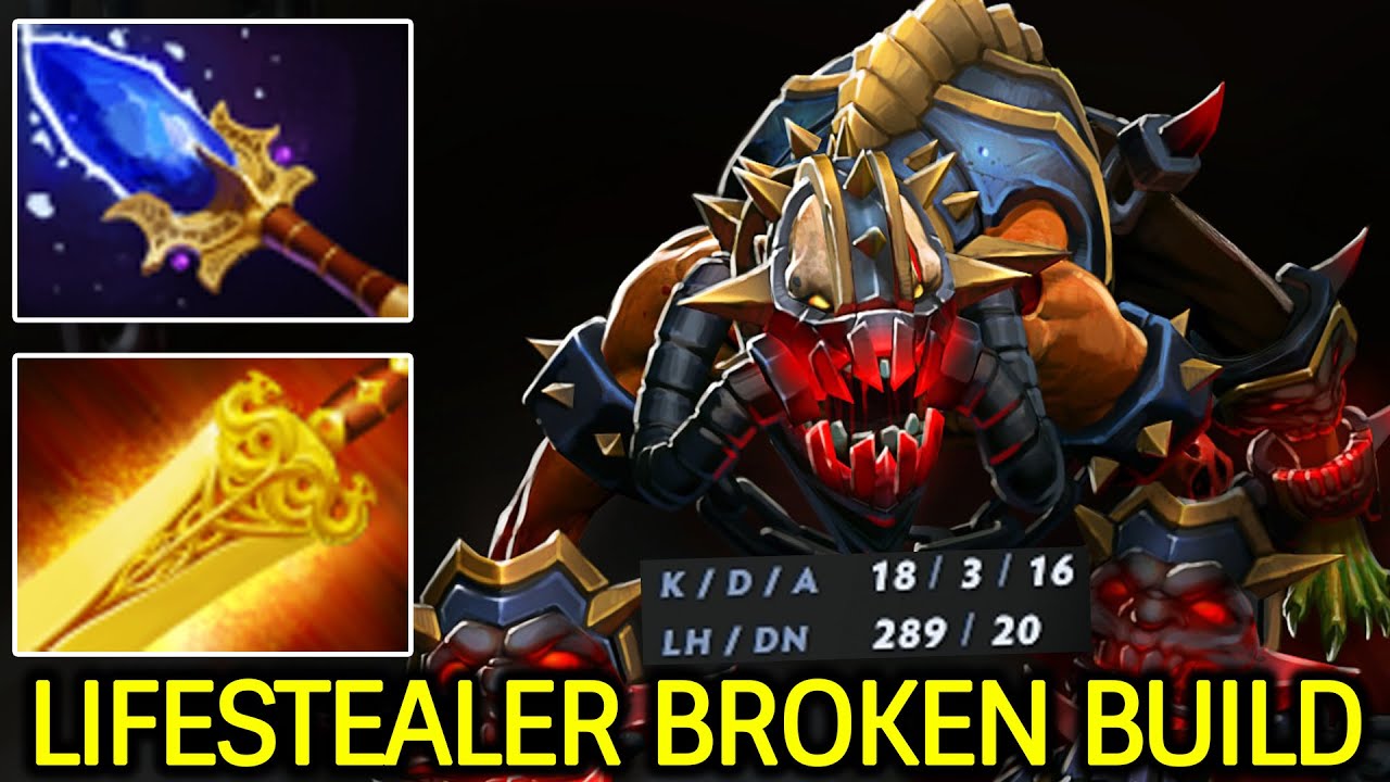 LIFESTEALER IMMORTAL CARRY – RADIANCE + SCEPTER Build Dota 2