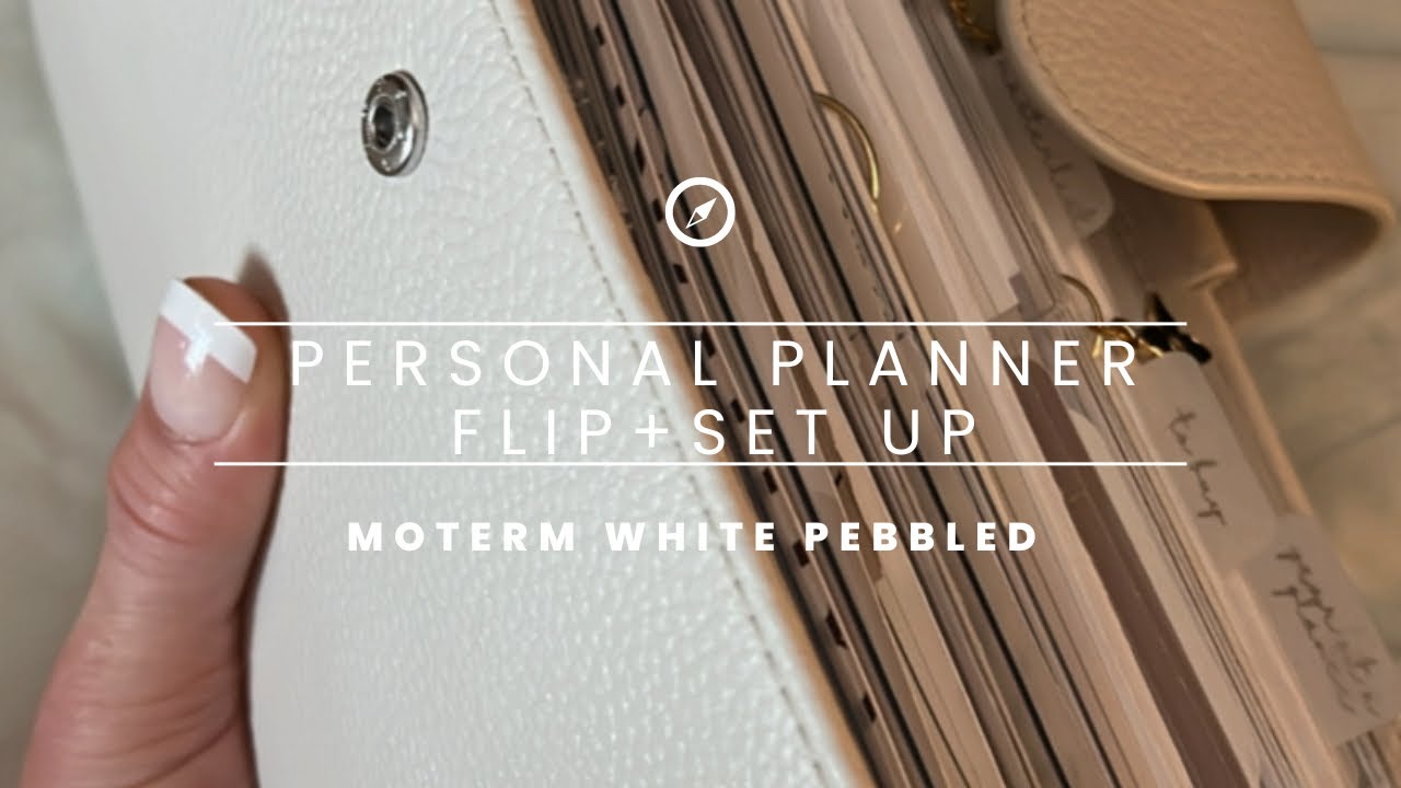 UPDATED PERSONAL MOTERM SET-UP + FLIP // pebbled white (slimed down)
