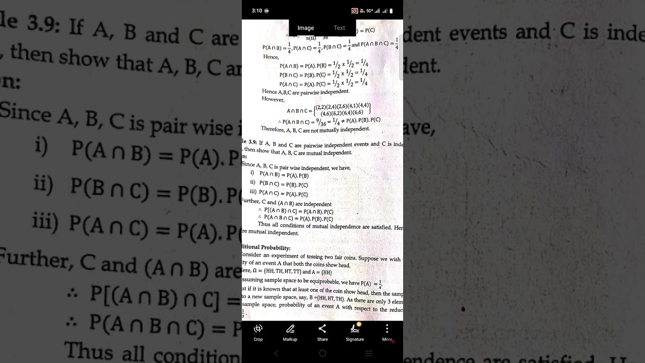 Conditional probability 