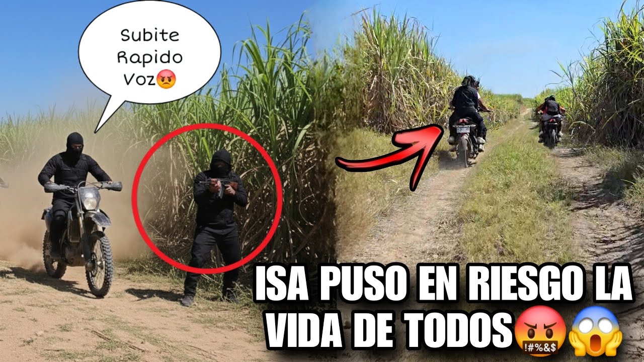 El M4ldito Sic4rio Nos Persigu1o Por Todos Los Cañales En Moto😡Tienes Que Ver Para Creerlo😱?