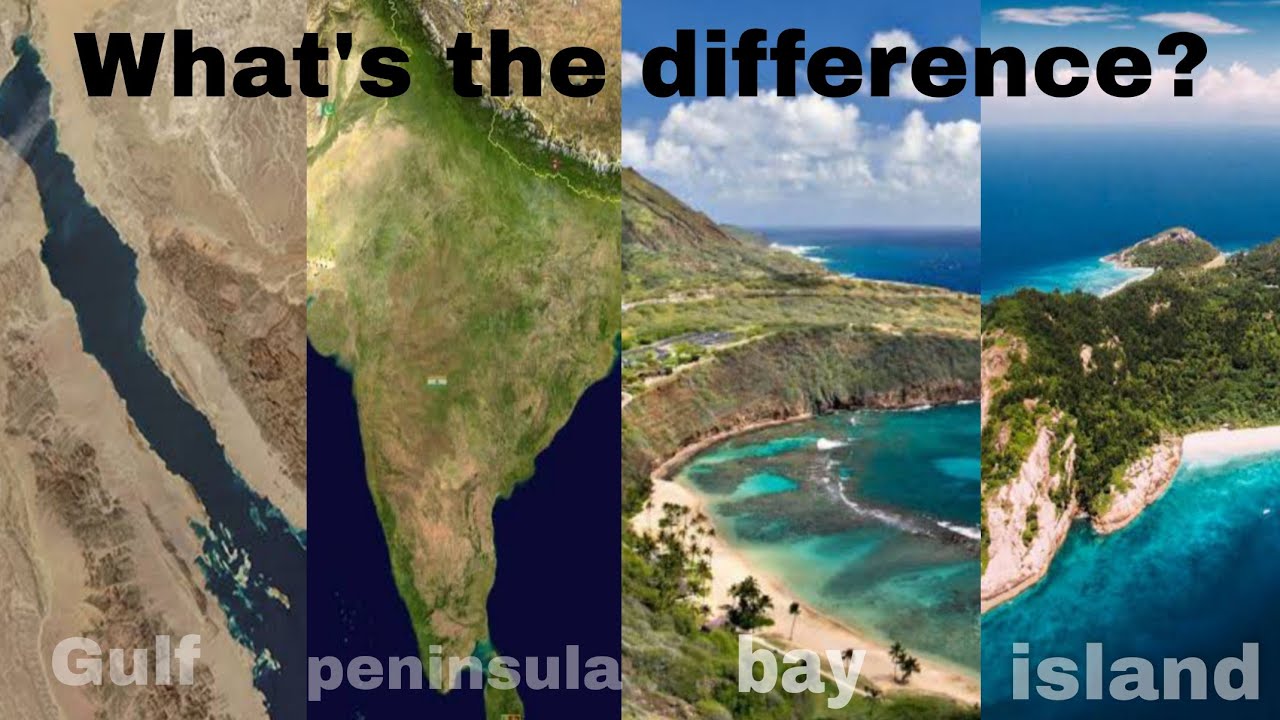தமிழில்:What's the difference?|Island vs Peninsula vs Bay vs Gulf |KPSC