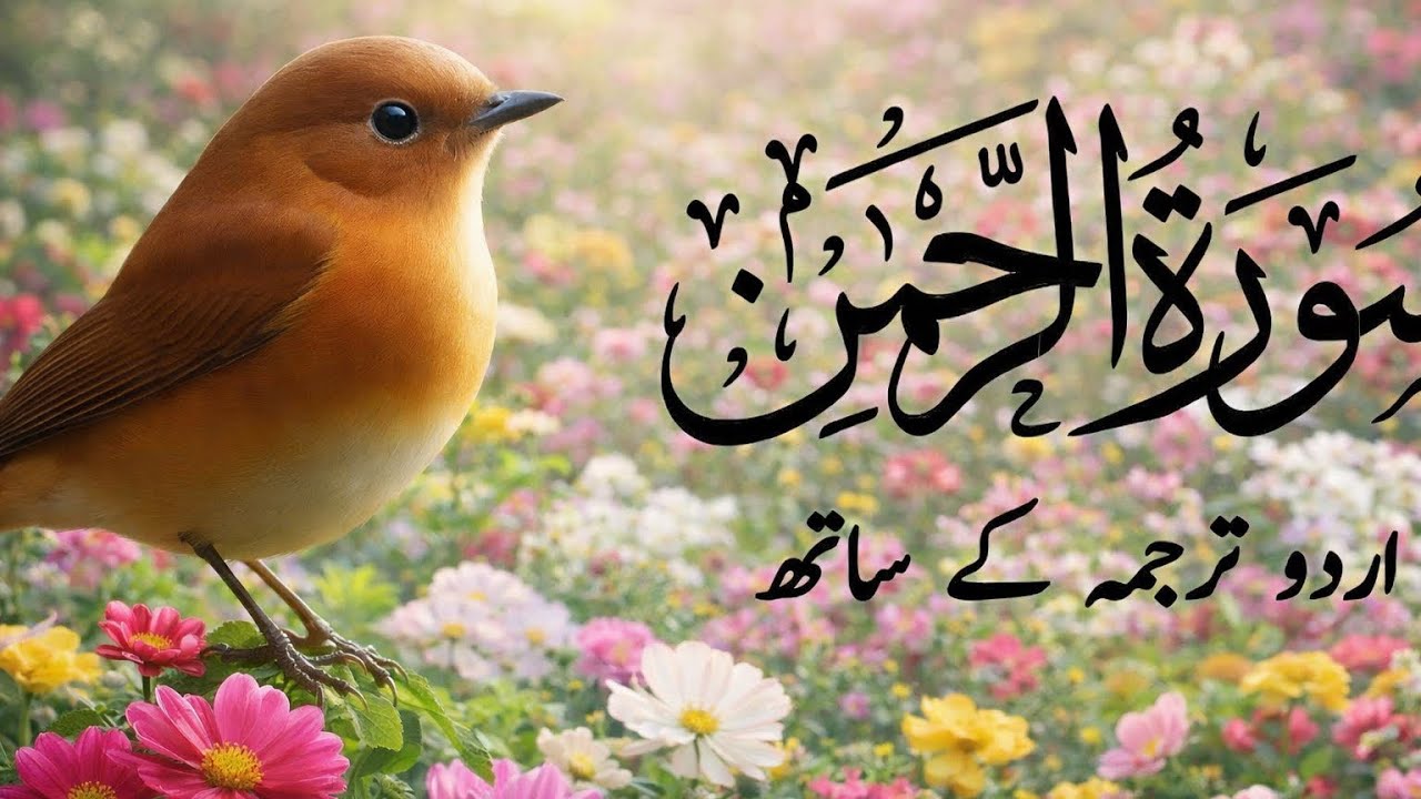 Surah ar Rehman | Hindi translation ke saath | with urdu lyrics ke saat | surah Rehman quran TILAWAT