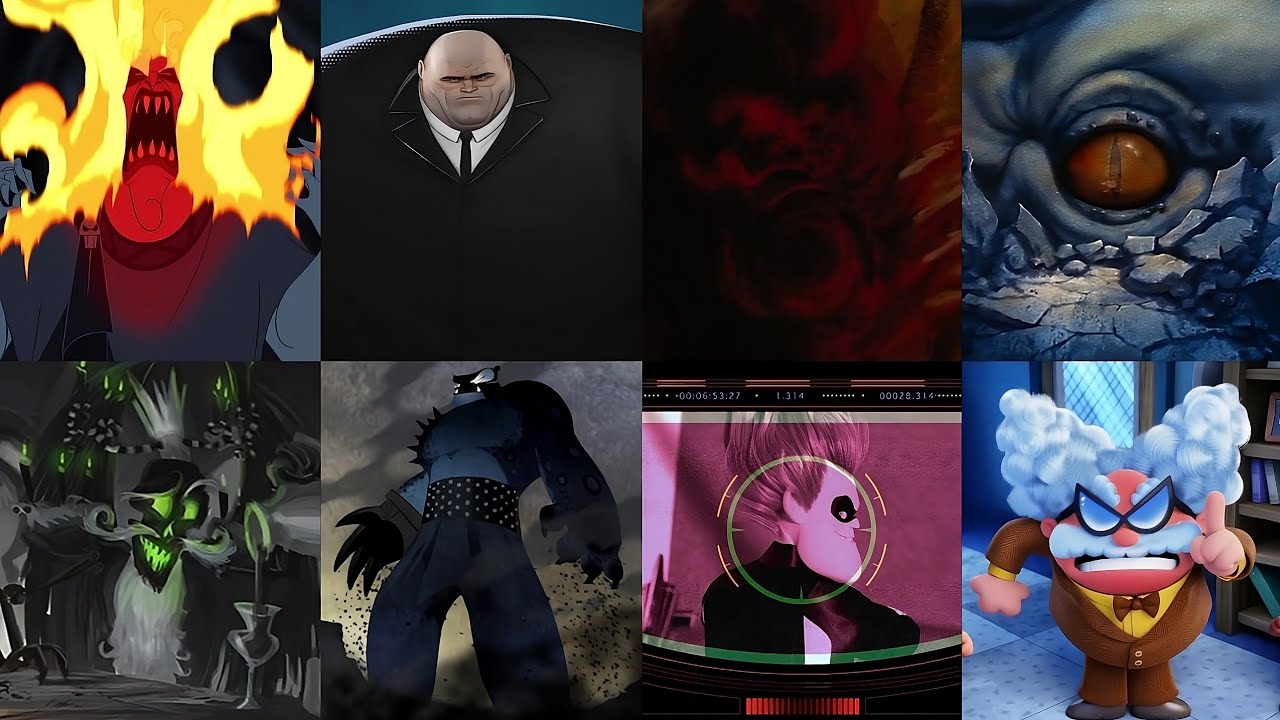 Defeats of My Favorite Animated Movie Villains Part 2