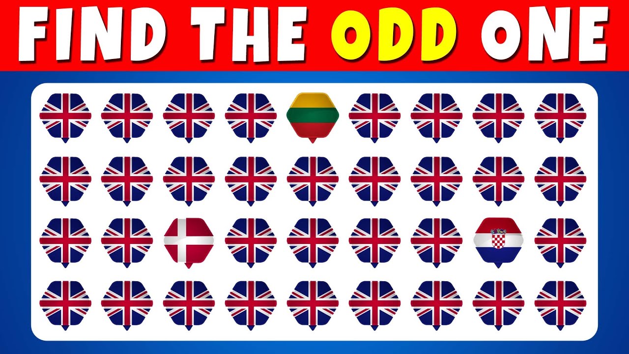Find the ODD One Out 🌍🚩 | World Flags Quiz | Easy → Medium → Hard | Quiz Know