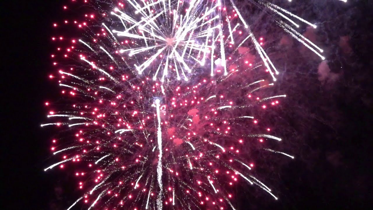 Feuerwerk Travem&uuml;nder Woche 2024 - slow-motion Zeitlupe - ambient music