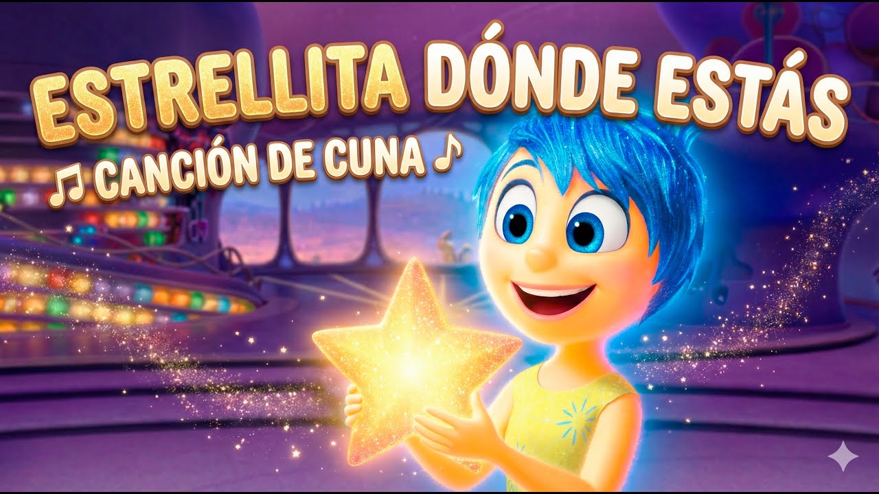 Intensa-Mente: Estrellita Dónde Estás ✨ | Canción de Cuna para Dormir Bebés y Niños Rápido