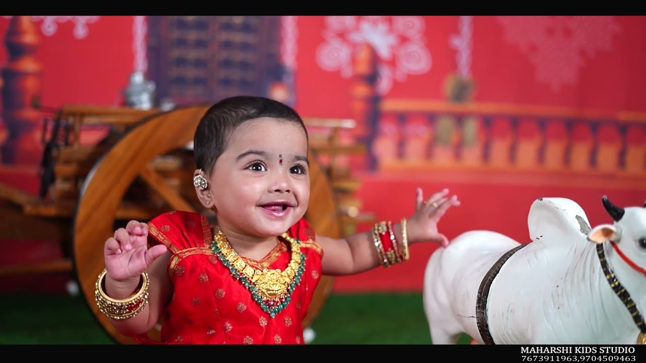 Ruthu Pravachitha 1st Pre Birthday Shoot  Cake Shmash // Maharshi Kids Studio//7673911963//