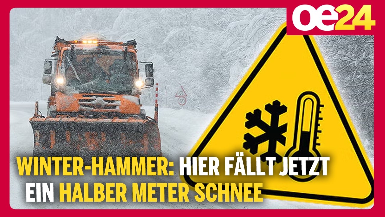 Winter-Hammer: HIER fällt jetzt ein halber Meter Schnee