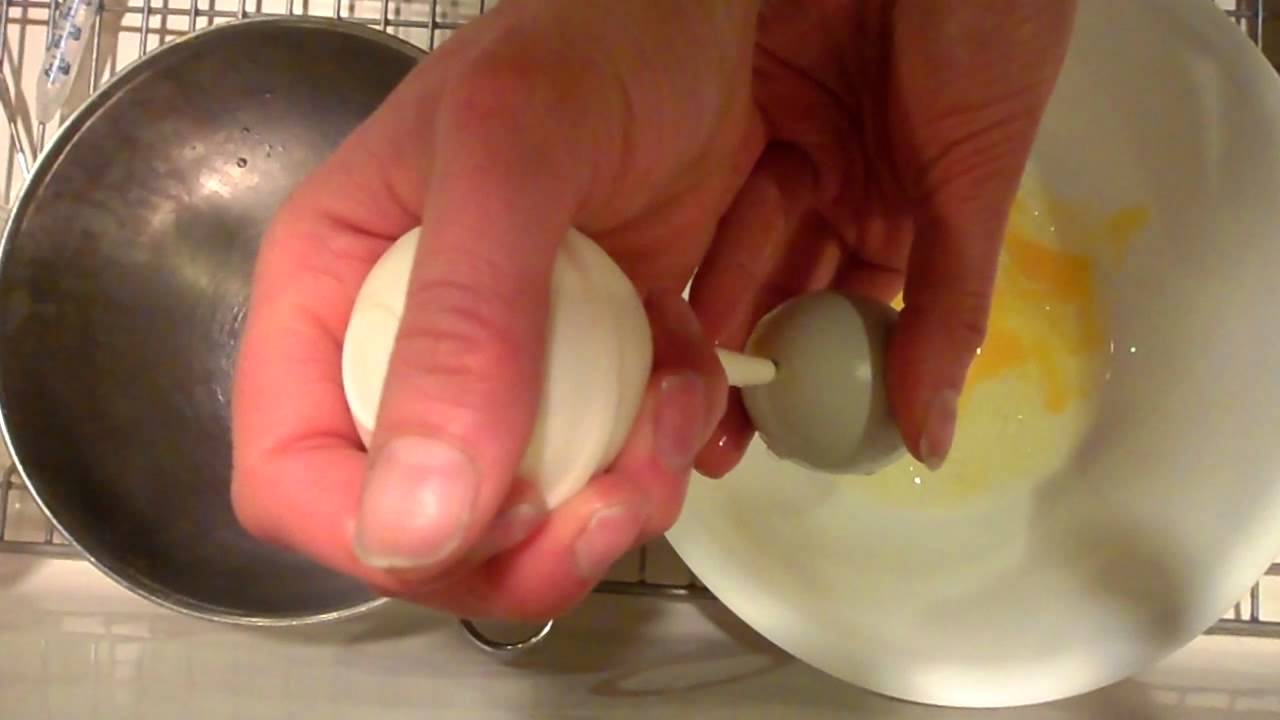 How to Blow Out an Egg Using a Dremel and a Nasal Syringe