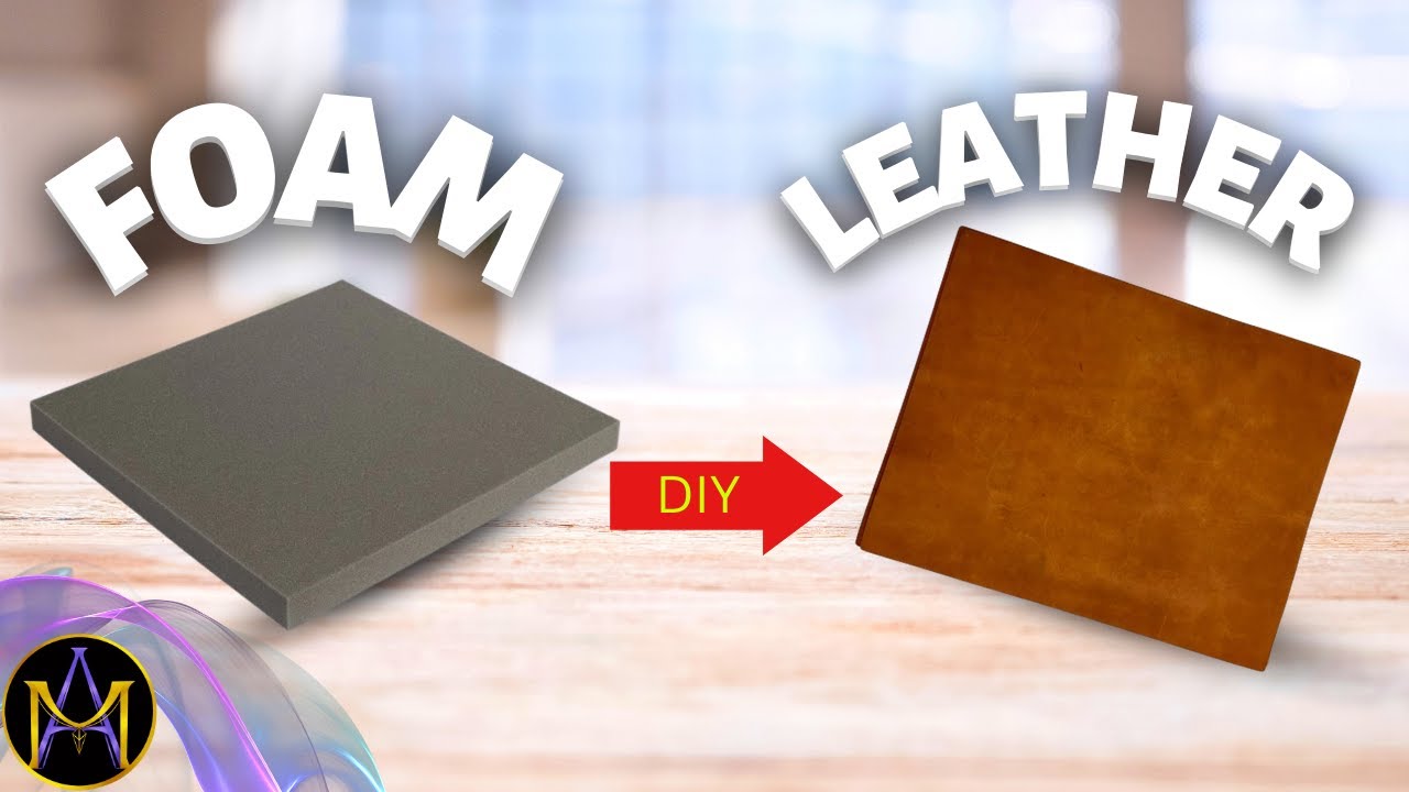 How To Make Foam Look Like Its Leather || Crafting Tutorial