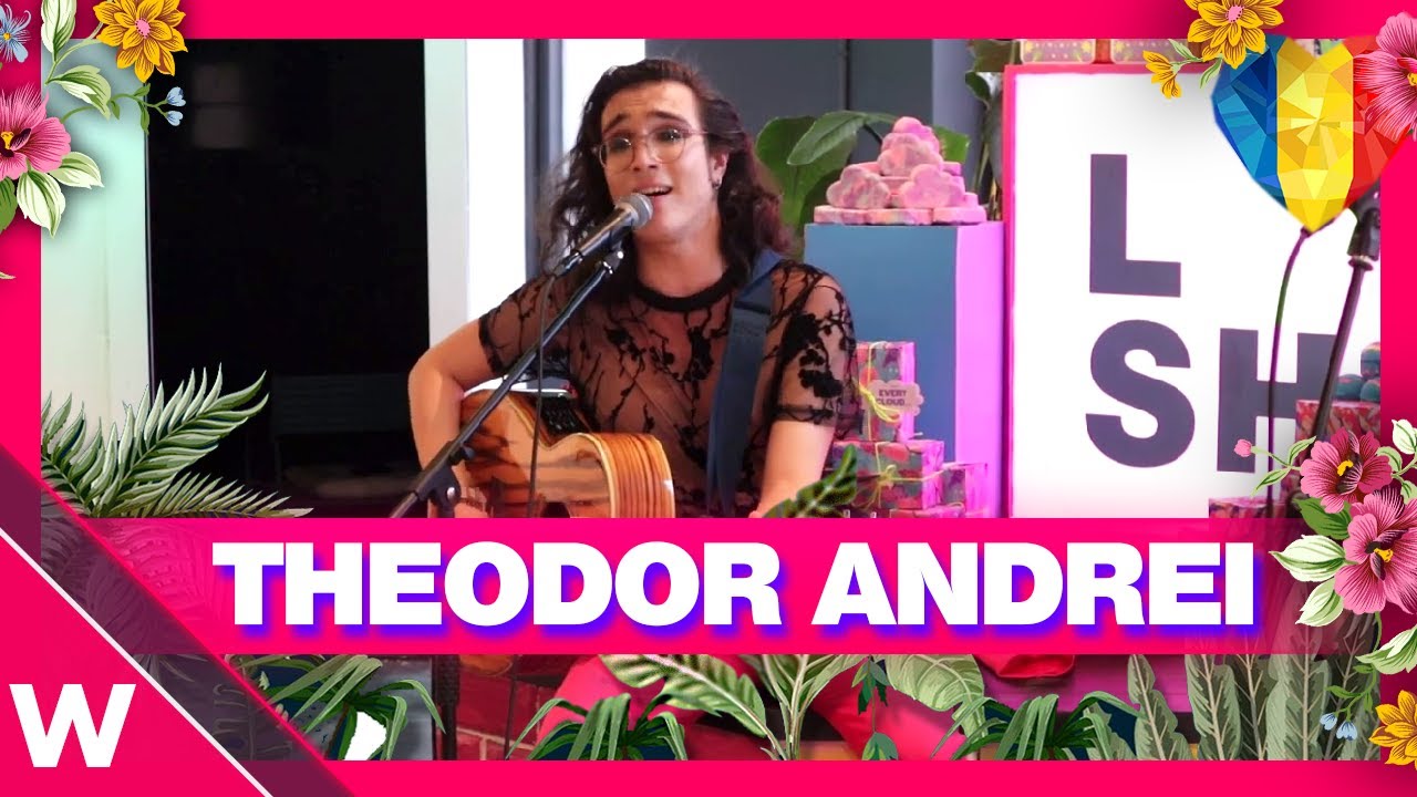 🇷🇴Theodor Andrei (Romania 2023) - Acoustic Live Session at our Eurovision 2023 LUSH Liverpool Lounge