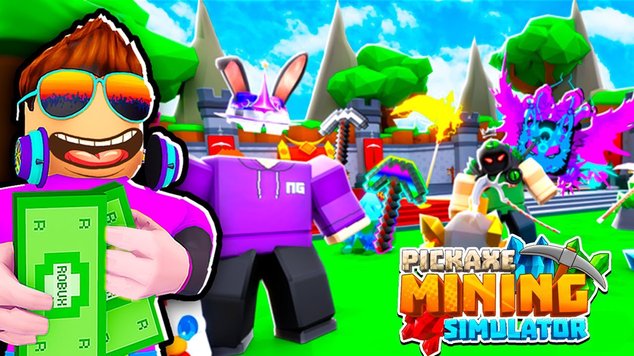 КУПИЛ ЧИТЕРСКИЙ НАБОР И ПРОШЕЛ PICKAXE MINING SIMULATOR В РОБЛОКС! ROBLOX